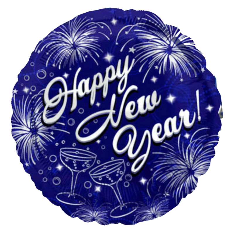 43cm Globo Happy New Year