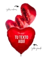 Bouquet Corazón con Helio Grande