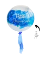Globo Burbuja 90cm Cielo Azul