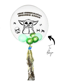 Globo Relleno CDMX Burbuja 90cm