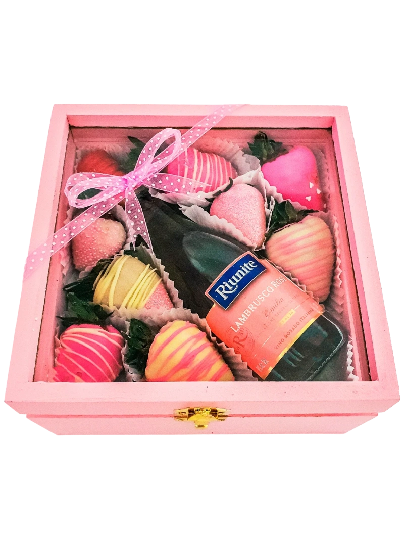 Fresas con Chocolate Pink Fresas con Chocolate Pink