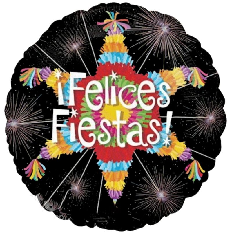 43cm Globo Felices Fiestas