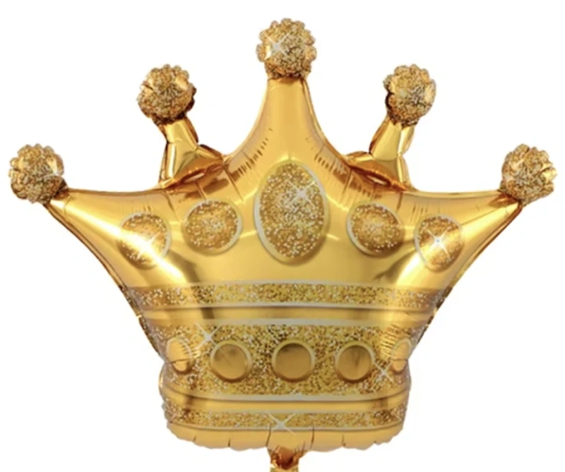 29cm Globo Corona Gold