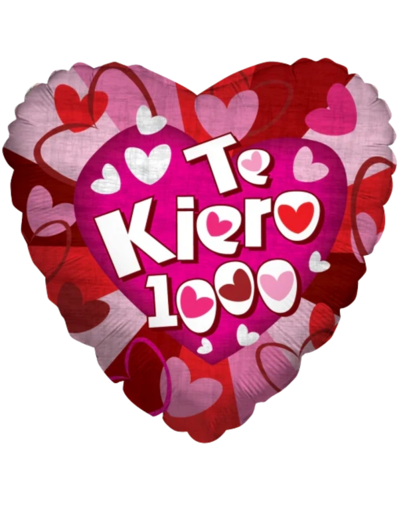 43cm Globo Te kiero 1000