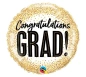 43cm Globo Grad White and Gold