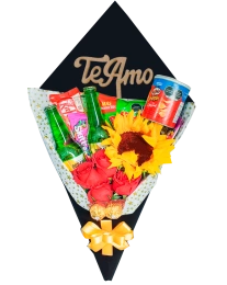 Ramo de Flores y Dulces