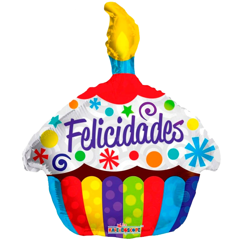 43cm Globo Felicidades Cupcake