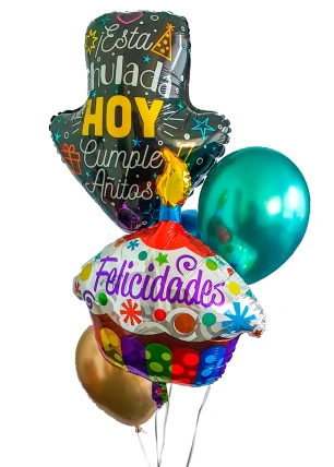 Globo con Helio Personalizado Orbz 35cms
