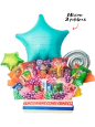 Arreglo de Dulces Colorido y Personalizado Arreglo de Dulces Colorido y Personalizado