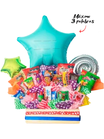 Arreglo de Dulces Colorido y Personalizado