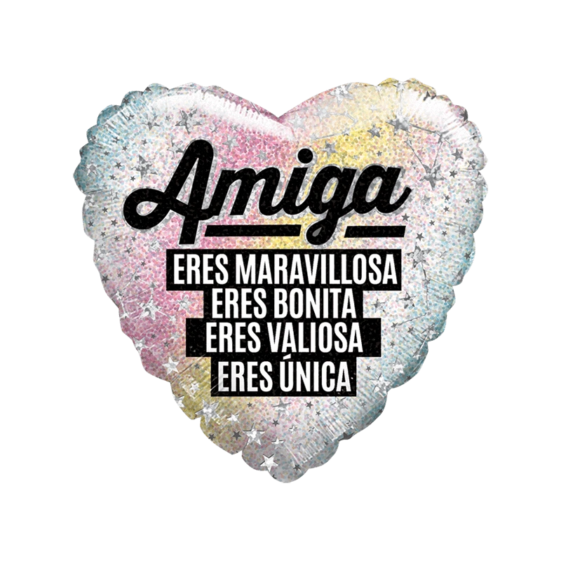 43cm Globo Amiga Eres Maravillosa