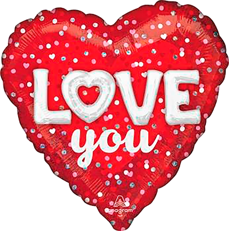 43cm Globo Love You Puntos