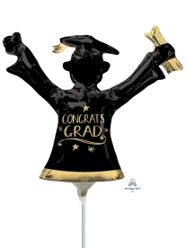 23cm Globo Congrats Grad Toga