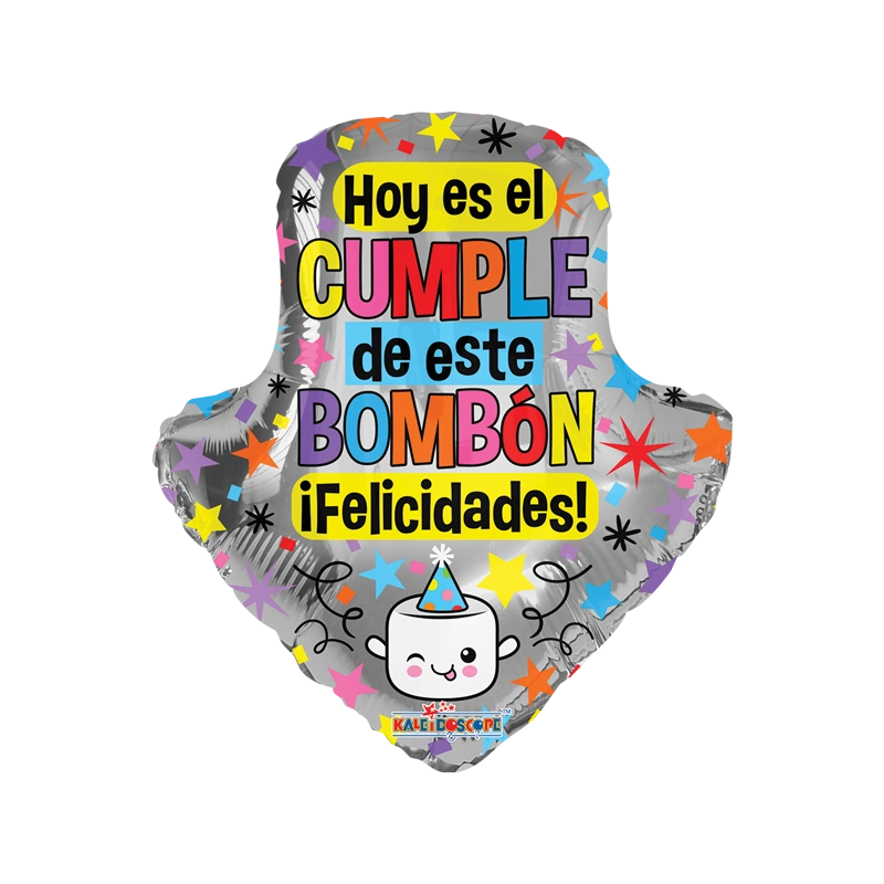 43cm Globo Felicidades Bombón