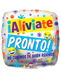 20cm Globo Aliviate Pronto Risa