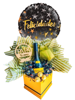 Bouquet Corazón con Helio Grande