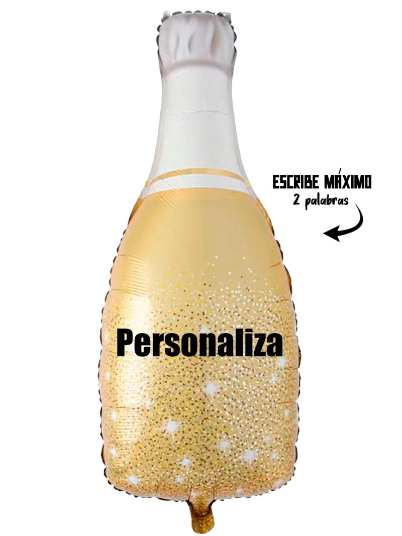 23cm Globo Botella Personalizable 23cm Globo Botella Personalizable