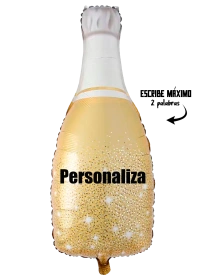 23cm Globo Botella Personalizable