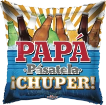 43cm Globo Papá Pásatela Chuper