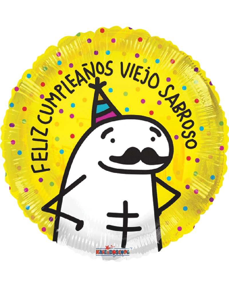 20cm Globo Feliz Cumpleaños Viejo Sabroso