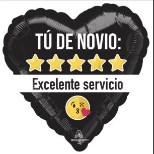 29cm Globo Corona Gold