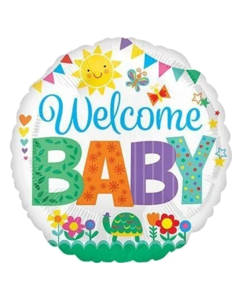 20cm Globo Welcome Baby