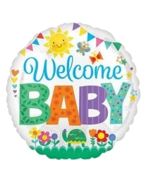 20cm Globo Welcome Baby