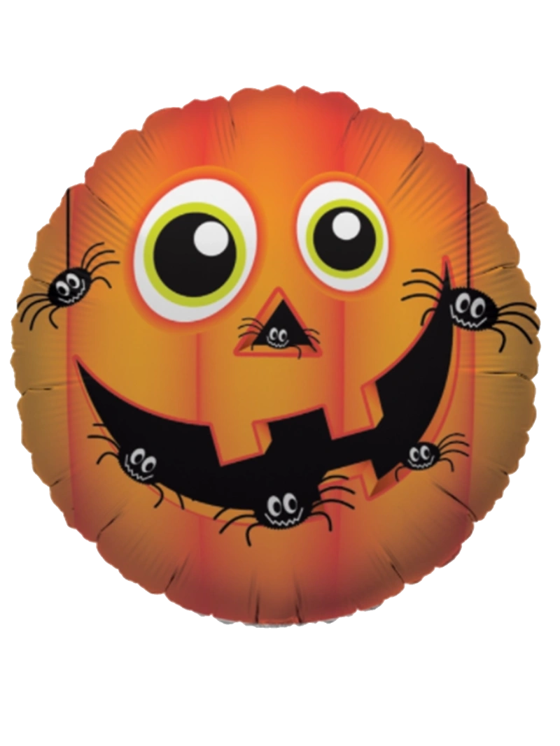 23cm Globo Calabaza Sonriente