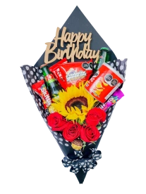Ramo de Flores y Dulces