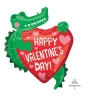 23cm Globo Cocodrilo Valentine`s