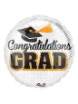 20cm Globo Congratulations Grad