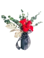 Florero Black & Red Florero Black & Red