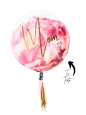 Globo Burbuja 90cm Nube