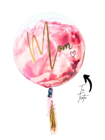 Globo Burbuja 90cm Nube