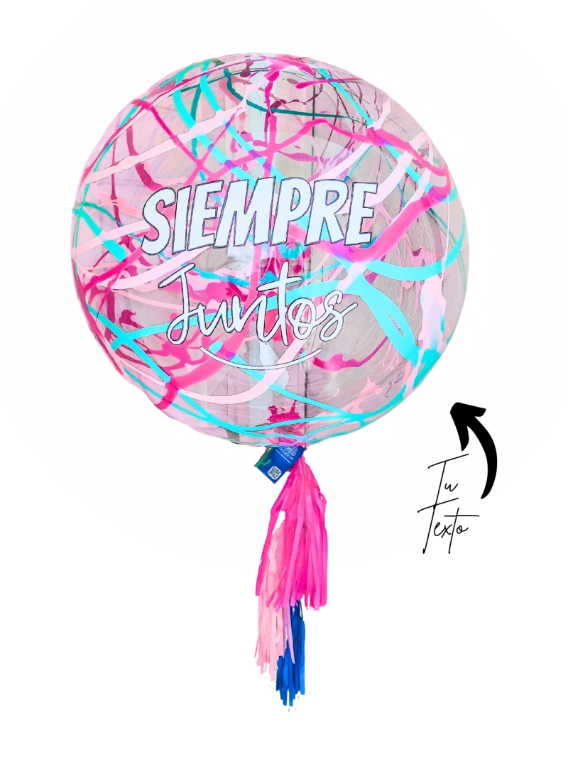 Globo Burbuja 90cm Splash Love