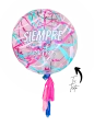 Globo Burbuja 90cm Splash Love