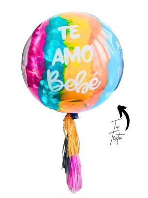 29cm Globo Corona Gold