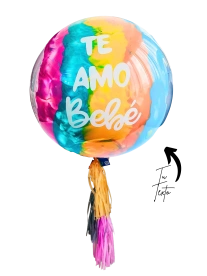 Globo Gigante 90cm Arcoíris de Amor Burbuja
